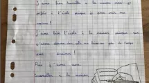 Témoignage d'enfant sur le confinement collecté par les Archives départementales de l'Isère.