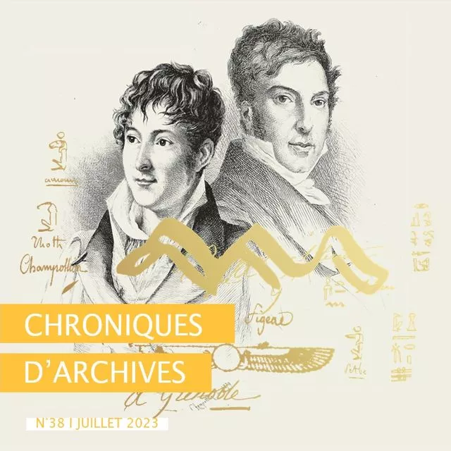 Couverture du Chroniques d'Archives n°38, publication des Archives départementales de l'Isère