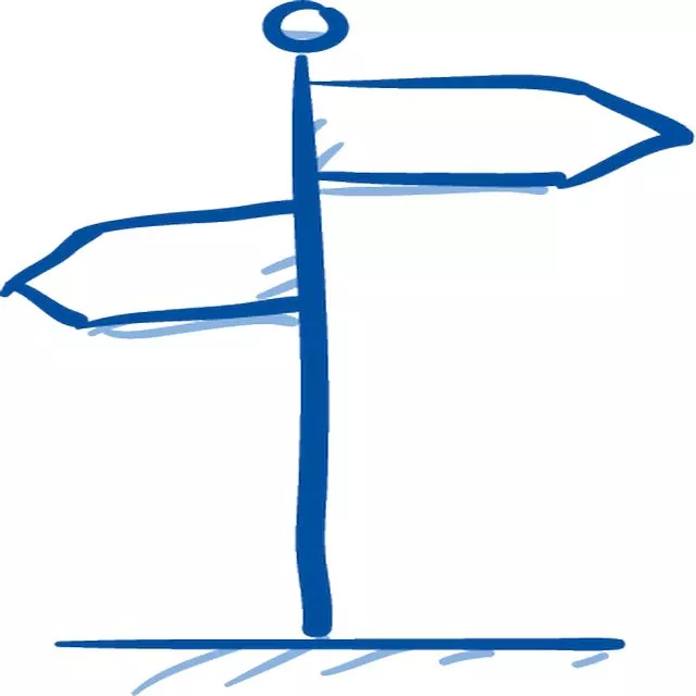 Panneaux Dessin de panneaux indicateurs