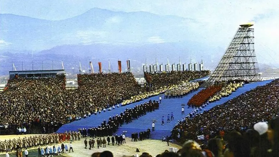 Stade olympique des JO de Grenoble