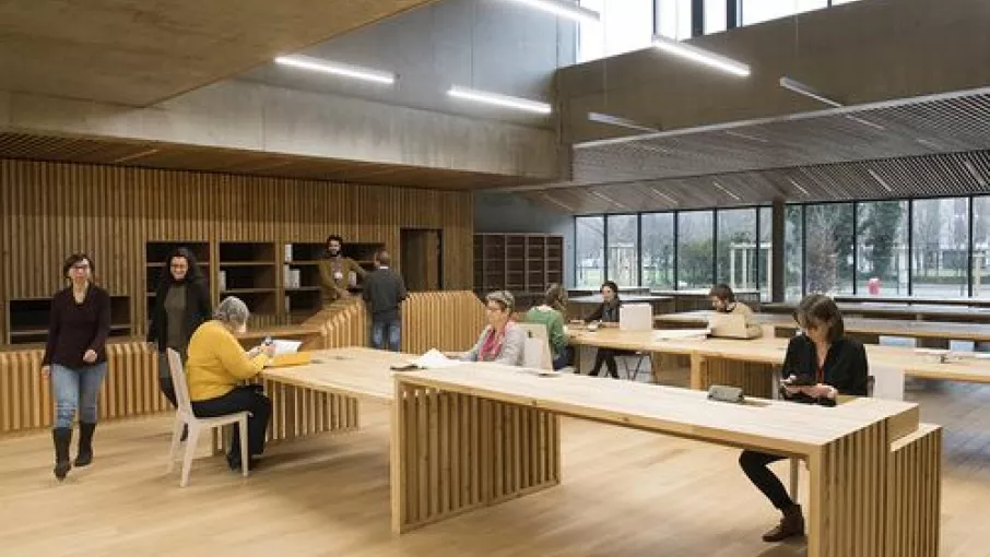 Salle de lecture Salle de lecture des Archives départementales de l'Isère