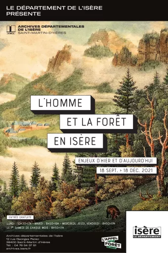 Affiche de l'exposition forêt