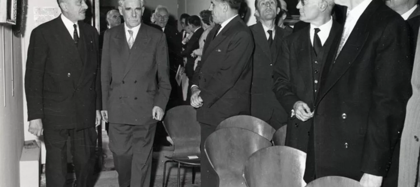 Batiment 1958 inauguration © Archives départementales de l'Isère
